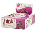 THINK THIN ハイプロテインバー(60g)チョコレートファッジ　10本