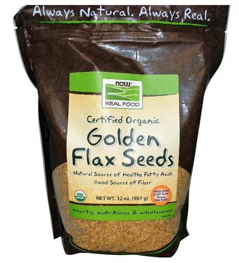 NOW Organic Golden Flax Seeds 2 lb NOW Organic Golden Flax Seeds 2 lb