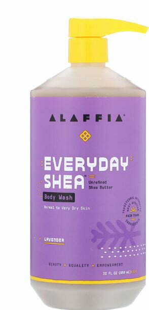 ALAFFIA エブリデイシア ボディウォッシュ普通肌〜乾燥肌の方に ラベンダー 950ml 32OZ