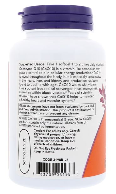 NOW　CoQ10 400 mg 60 Softgels