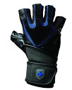 Harbinger リストラップトレーニンググリップ グローブTraining Grip Glove Black/Blue (XL)