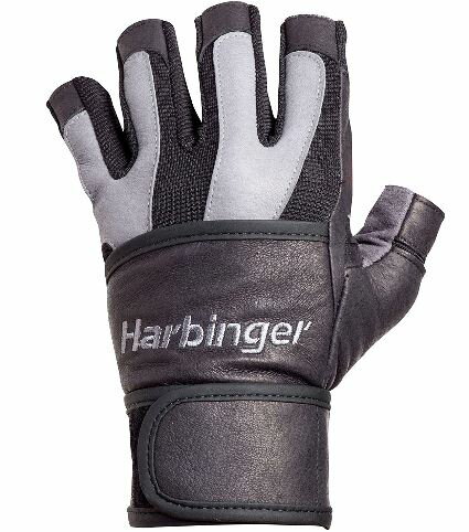 Harbinger Bioflex Wristwrap Glove Gray XL