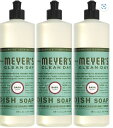 3個セット ミセスマイヤーズ クリーンデイ(Mrs.Meyers Clean Day) 食器用洗剤 バジルの香り 473ml 16oz(4)