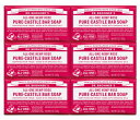 6個セット ドクターブロナー マジックソープ Pure-Castile Bar Soap 5 oz 石鹸ピュアカスティール ローズ
