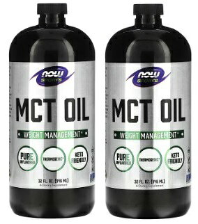 2個セット NOW MCT オイル 32 floz (946 ml)