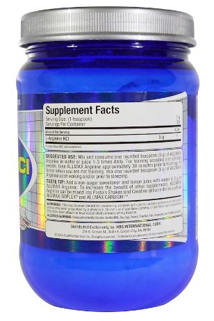 ALLMAX NUTRITION アルギニン 400グラム