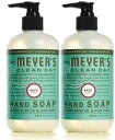 2個セット ミセスマイヤーズ ハンドソープ(Mrs.Meyers Hand Soap) バジル 12.5fl oz