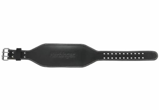ハービンジャー　HARBINGER　6インチパッド入りレザーベルト ブラック(幅約15センチ）　71-94センチ(M) 3