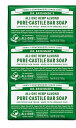 3個セット ドクターブロナー マジックソープ Pure-Castile Bar Soap Almond 5 oz 石鹸ピュアカスティール　アーモンド