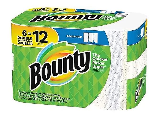 BOUNTY ペーパータオル　2重層　6個セット