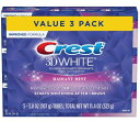 3個セットCREST クレスト 3Dホワイト ラディアントミント 107g　Crest 3D White Toothpaste Radiant Mint