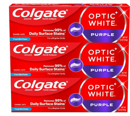 3個セット 最新版　コルゲート　歯磨き粉 アドバンスド　ホワイト　119g　Colgate Optic White ADVANCED White Toothpaste