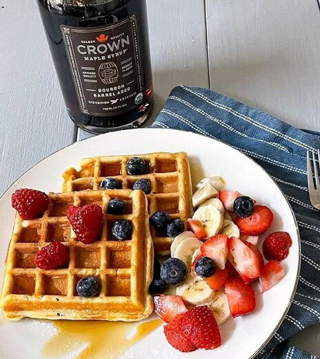 Crown Maple クラウン メープル　オーガニックメープルシュガーパンケーキ　ワッフルミックス16oz　メープルパールOrganic Maple Sugar Pancake and Waffle Mix, 16ozMaple Pearls aquaseven-10000981 AQUA7 SHOP サンプル画像2