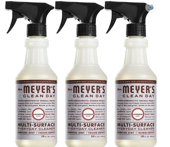 3本セット　MRS. MEYER'S CLEAN DAY 万能クリーナー スプレーラベンダー 16