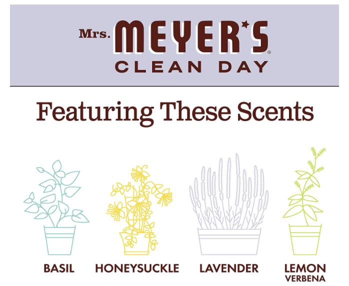 【セット商品】　グラニウム　ミセスマイヤーズ ディッシュソープ ハンドソープ マルチクリーナー　Mrs. Meyers Geranium Kitchen Basics Set