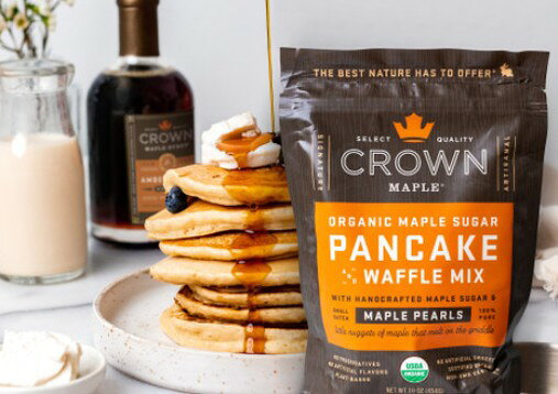 Crown Maple クラウン メープル　オーガニックメープルシュガーパンケーキ　ワッフルミックス16oz　メープルパールOrganic Maple Sugar Pancake and Waffle Mix, 16ozMaple Pearls aquaseven-10000981 AQUA7 SHOP サンプル画像3