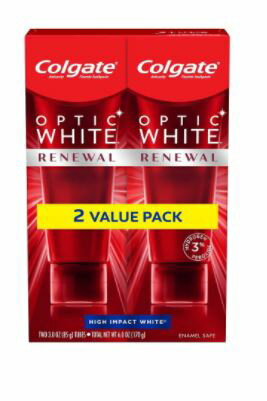 2個セット【最新版】コルゲート　歯磨き粉 Colgate オプティックホワイト リニュー ホワイトニング 歯磨き粉 ハイインパクト ホワイト 85g【お得な 2本セット】Optic White Renewal High Impact Whiteのサムネイル