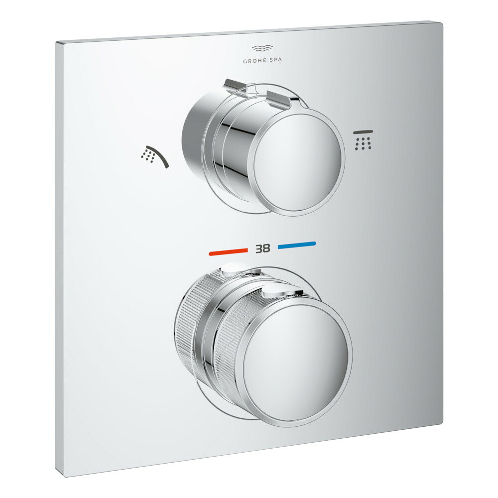 2918120J　グローエ GROHE　サーモスタットシャワー2方切替埋込混合栓　化粧部
