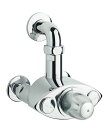 JP241400 + JP691100 + JP691700　グローエ GROHE　大型サーモスタット混合栓1″ 壁取付仕様