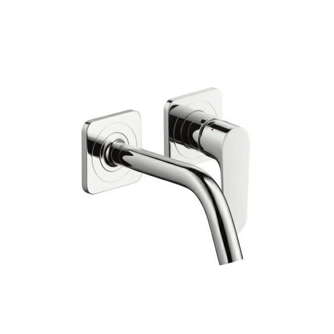 34113000 + 13622180　ハンスグローエ Hansgrohe　アクサーチッテリオM　シングルレバー壁付式洗面混合水栓　167