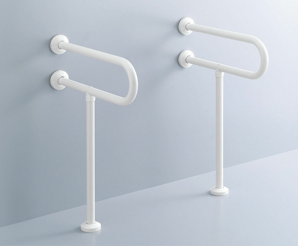 KF-312AE70J LIXIL INAX 洗面器用手すり(壁床固定式) 樹脂被覆タイプ