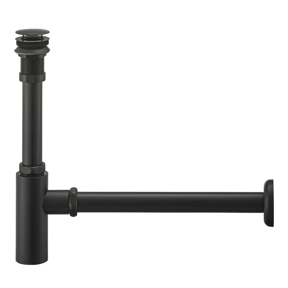 H7610-MDP-32　三栄水栓 SANEI　アフレナシボトルトラップ（マットブラック）※受注生産品