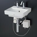 LSH721BASMW TOTO ベッセル式洗面器セット 自動水栓一体形小型電気温水器・水石けん入れセット ボトルトラップ 壁給水 床排水