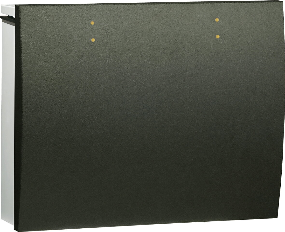 ユニソン 壁付けポスト bolsa ボルサ シリンダー錠（SL レザーブラック）