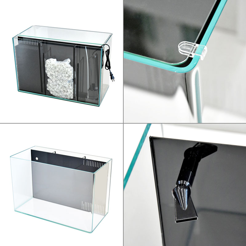 【訳あり】水槽 60cm 背面ろ過水槽 【60×30×40cm 52L】アクアシステム スプリング ...