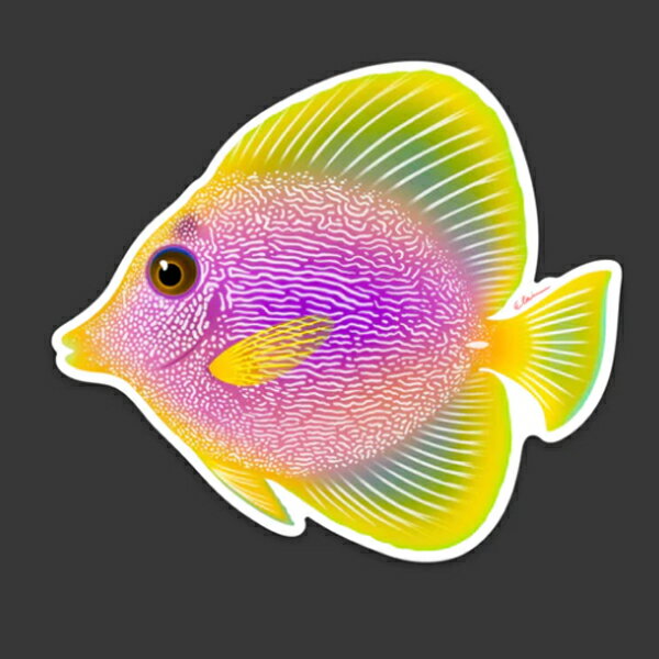 lazycoffeedesign Yurple Tang Sticker