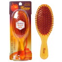 【ハニーポリヘアブラシ H-500】ヘアブラシ ブローブラシ ブラシ 小 くし(4)