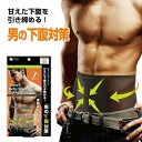 ウエストニッパー メンズ【メンズ薄型下腹シェイプベルト】補正下着 ウエストシェイパー お腹 引き締め ベルト 男性 ●メール便可(2点まで)●(4)