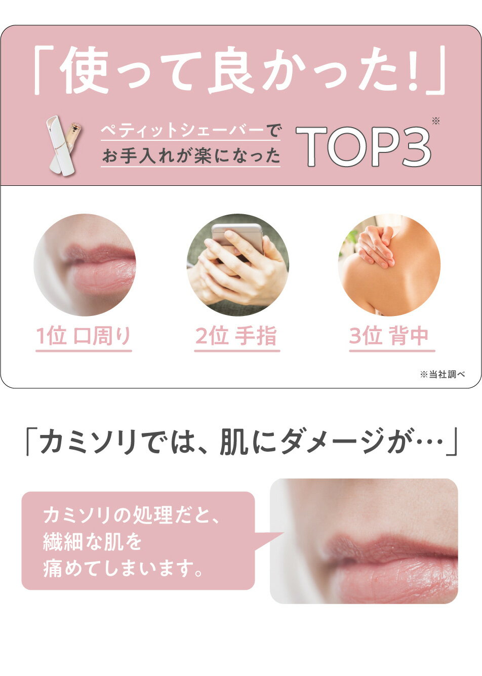 産毛 うぶ毛 シェーバー レディース【送料無料（沖縄・離島は除く）】【Petit Shav...