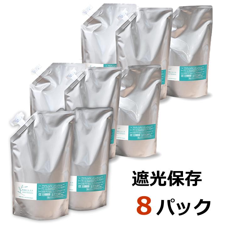 原料も容器も純国産　次亜塩素酸水 除菌スルスル 8パックセット(200ppm,薄めて使うタイプ）/たっぷり使える除菌剤、（アンチウイルスアクア改め）■強力除菌 消臭スプレーで空中散布OK・まとめ買い・セット買い・大量購入［アクアヴィーナス］【対象A】