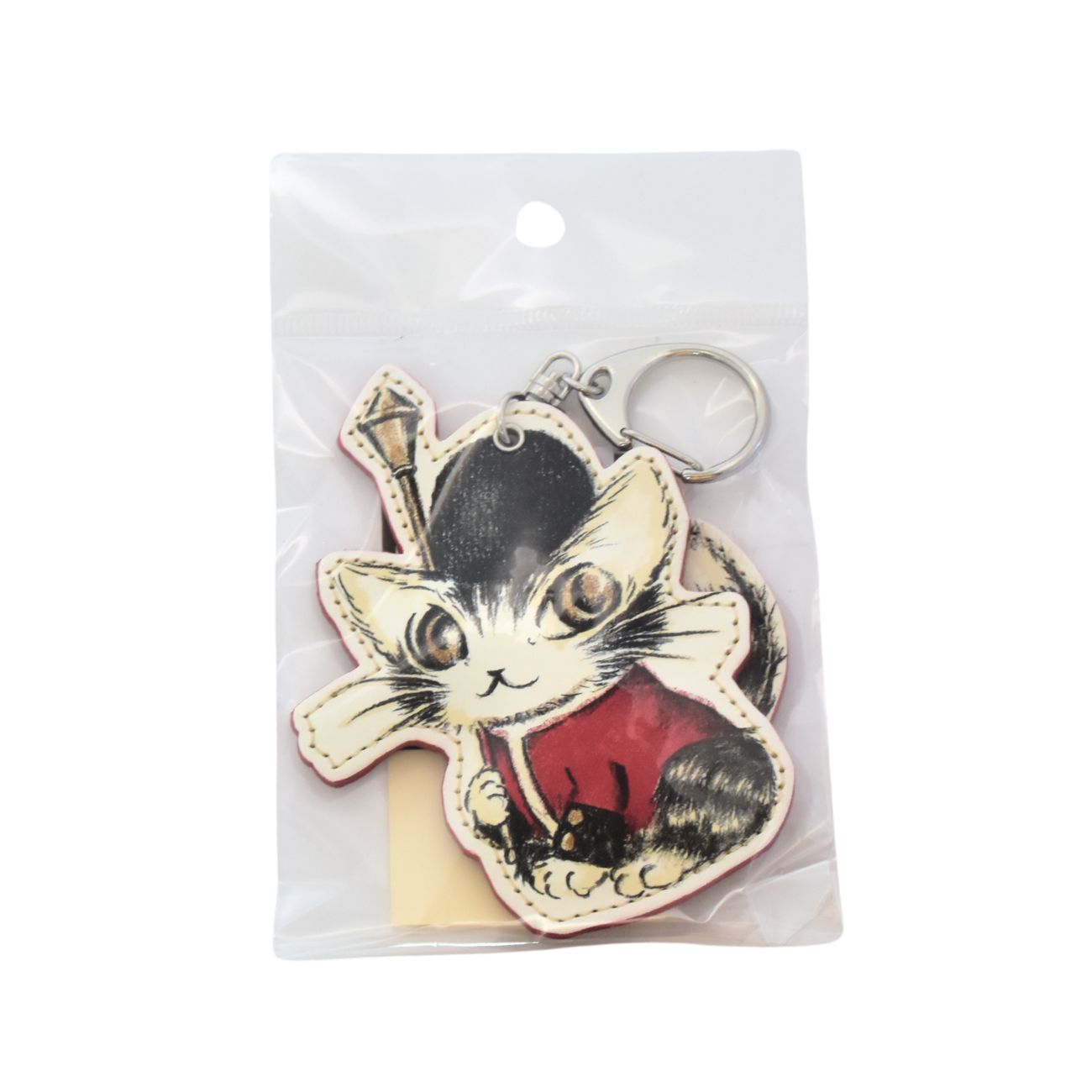 ダヤン　キーホルダー　チャーム　＜ロンドン＞ わちふぃーるど　レザー　革