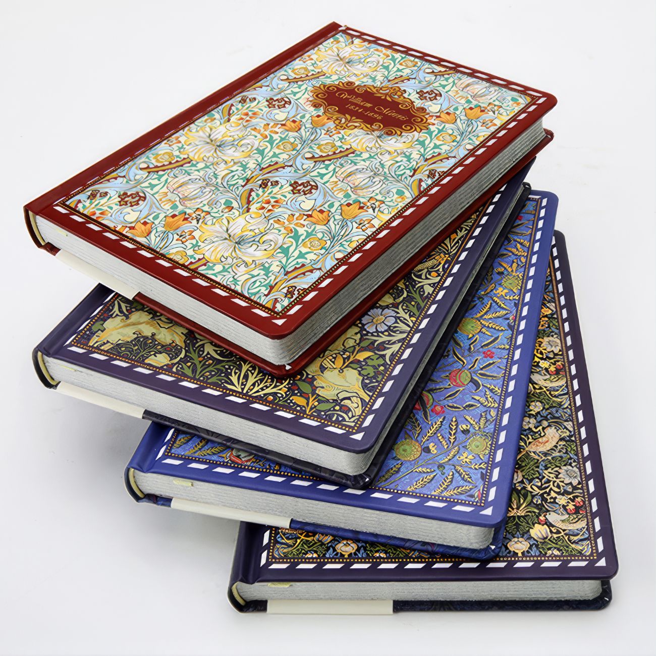 樂天商城 - モリスの庭 の 英国風デザインノート　 ハードカバーのボタニカル ノート 内頁オールカラー A5サイズ 日記 妖精の手帳 メモ [セドナの魔法](2511)