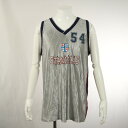 Athletic Knit ユニフォーム タンクトップ スポーツ グレー 系 運動 54番 Tシャツ メンズ EEM 0704-E13