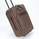 美品 ルイヴィトン ダミエ ペガス 55 N41187 レザー スーツケース キャリー ボストン バッグ 出張 旅行 トランク A4 メンズ EEE BU3-6