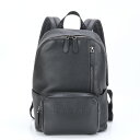 極美品 現行品 ブルガリ ホログラムシール付 マン バックパック レザー リュックサック リュック バッグ ビジネス A4 メンズ EUE BV2-8