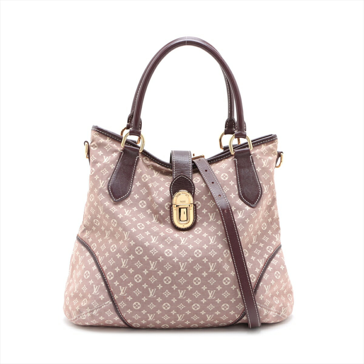 美品 ルイヴィトン モノグラム イディール エレジー M56698 レザー 2WAY ショルダーバッグ 斜め掛け ハンド レディース EEE BW20-60