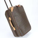 美品 ルイヴィトン モノグラム ペガス 55 M23294 レザー スーツケース キャリーケース バッグ 出張 旅行 A4 メンズ MUM CC17-7