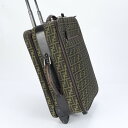 フェンディ ズッカ FF レザー 2WAY スーツケース キャリーケース バッグ 出張 旅行 トランク A4 トラベル メンズ RCE CJ11-9