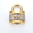 極美品 クロエ カデナ パドロック 南京錠 レザー バッグ チャーム ゴールド 金具 レディース ERE CP25-10
