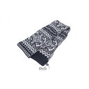 未使用 D&G ドルチェアンドガッバーナ タグ付 マフラー ブラック ホワイト 防寒具 ストール ショール レディース REE CQ4-2