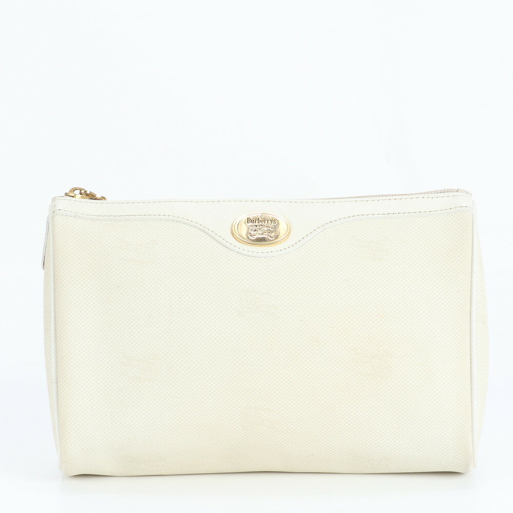 【未使用品】バーバリー キャンバス カーフＸ本革 クラッチ バッグ 化粧ポーチ 楽天市場】バーバリー 中古（クラッチバッグ・セカンドバッグ