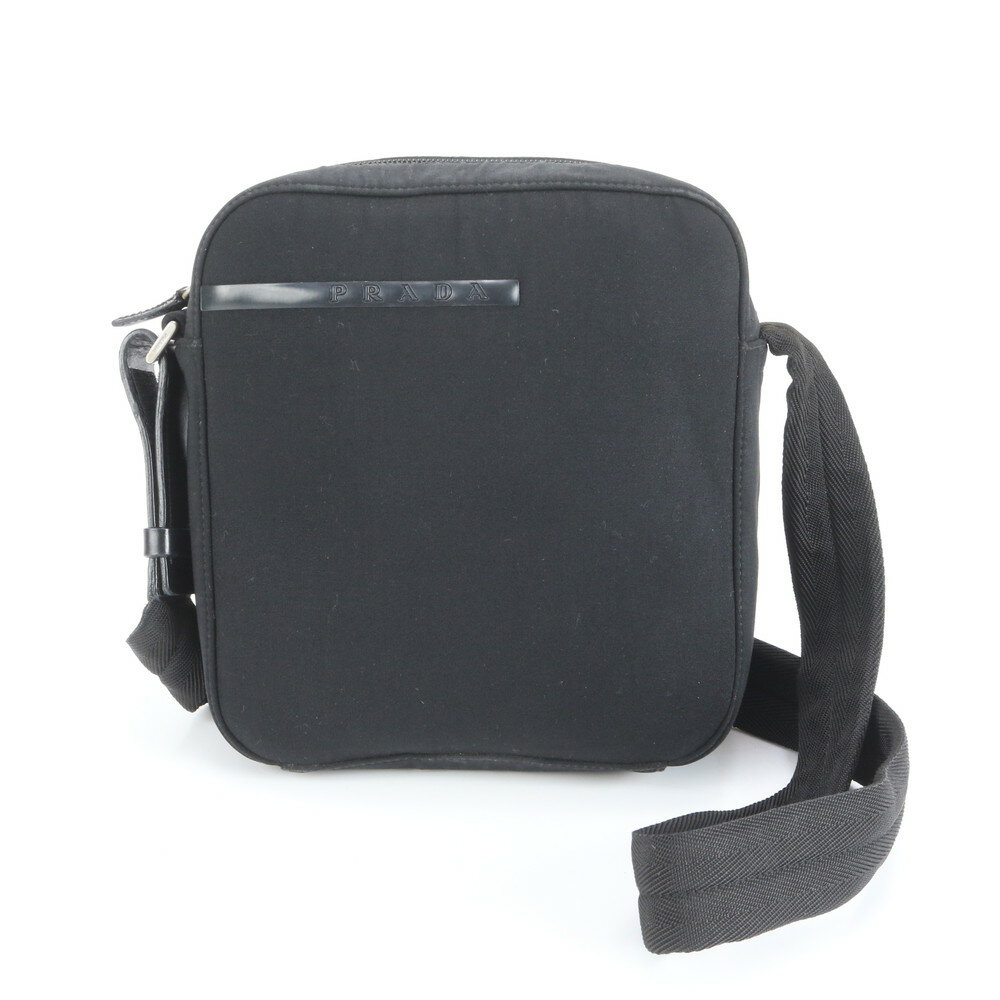 プラダ プラダスポーツ レザー ショルダーバッグ 斜め掛け メッセンジャー ビジネス ブラック 黒 トート 通勤 メンズ ERE CW53-5