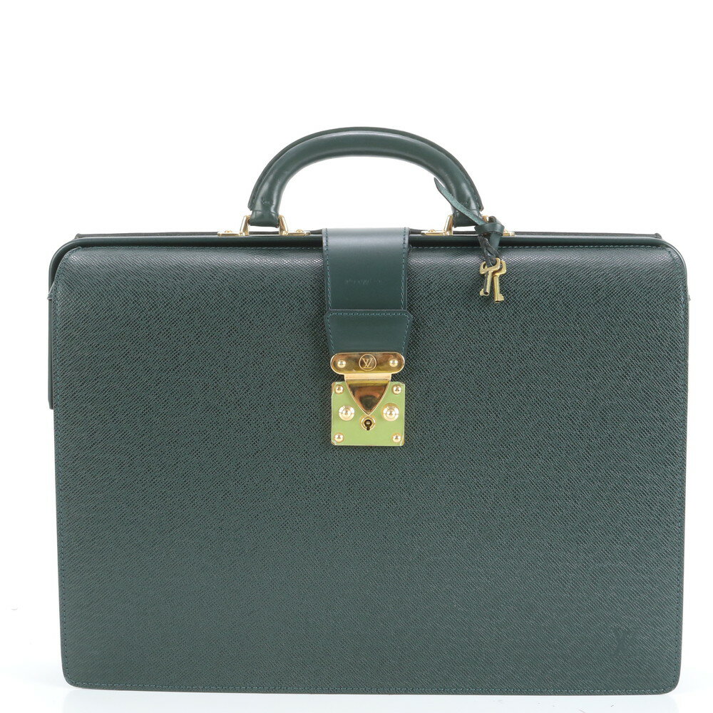 極美品 ルイヴィトン タイガ ウラル M30024 レザー ビジネス バッグ 書類鞄 ブリーフケース トート 通勤 本革 A4 メンズ ECE CY28-7