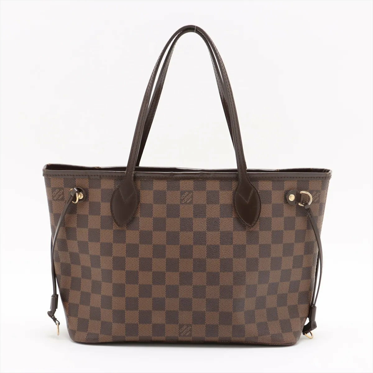 美品 ルイヴィトン ダミエ ネヴァーフル PM N51109 レザー トート バッグ 肩掛け ショルダー ハンド レディース MMM DA51-5