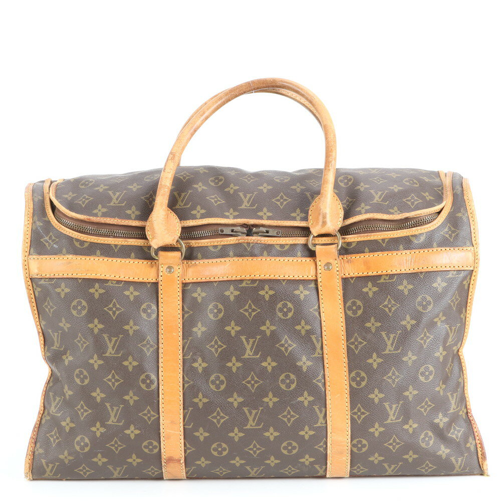 ルイヴィトン モノグラム サック シャスール 55 M41922 レザー ボストン バッグ 出張 旅行 トート トラベル A4 メンズ EEE DA12-3