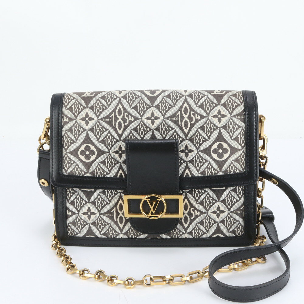 新品同様 ルイヴィトン モノグラム ドーフィーヌ MM M57211 レザー 2WAY ショルダーバッグ 斜め掛け トート レディース CEE DB18-1